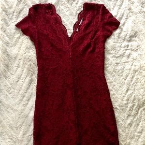 Kimchi Blue Lace red rose dress